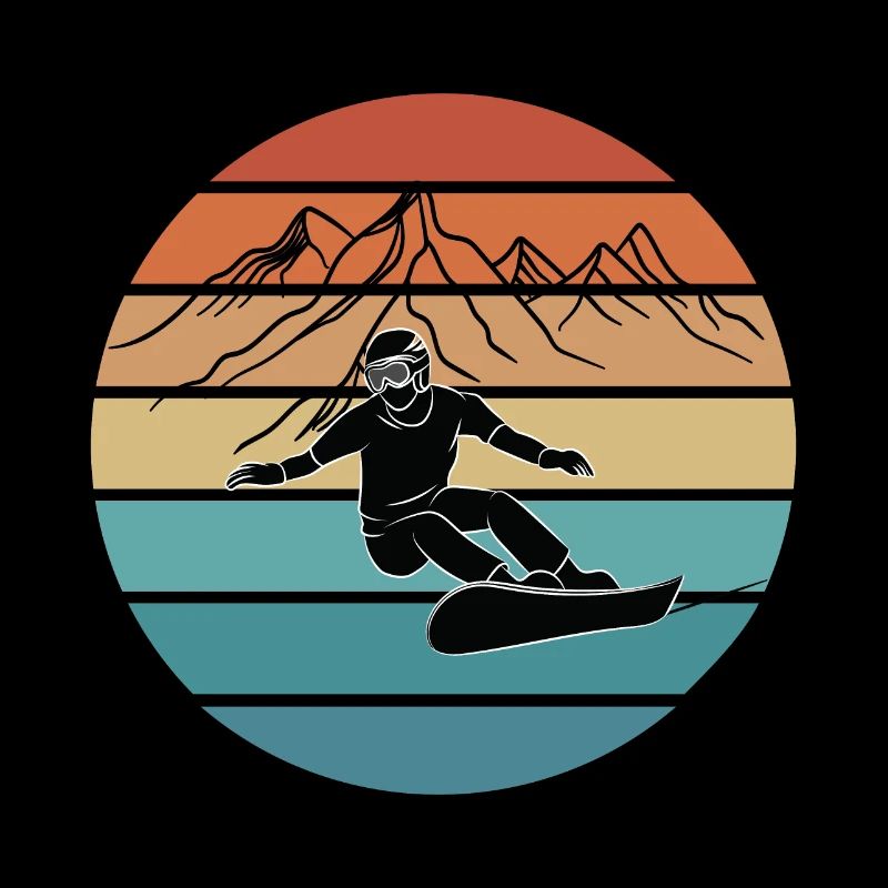 Vintage-Snowboarden
