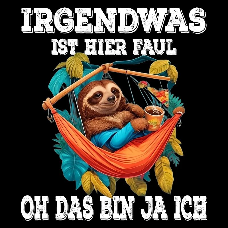 Faultier Kaffee Irgendwas ist hier Faul