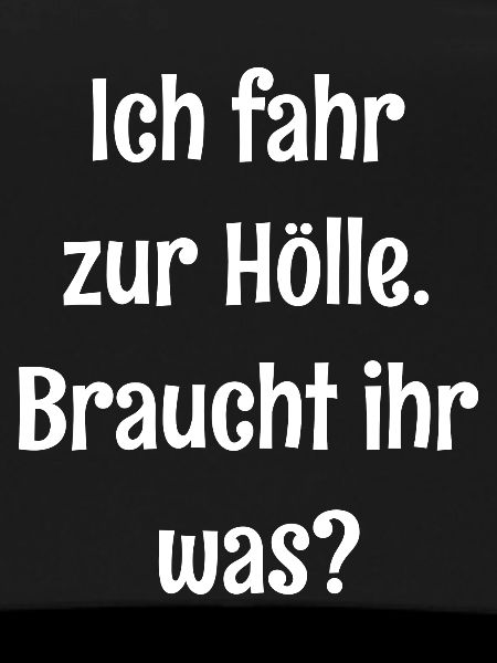 zur Hölle