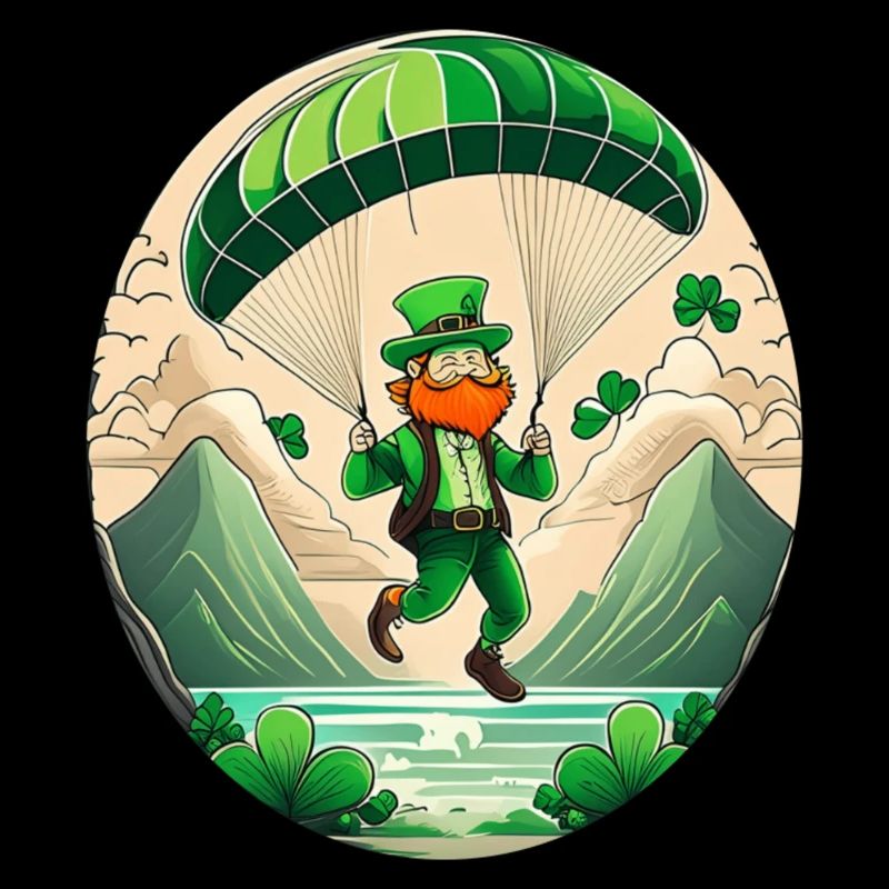 Parapente Trèfle de la Saint-Patrick