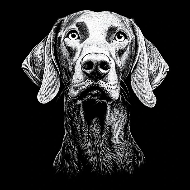 Weimaraner Portrait Jagdhund Jagdhunde Hunde