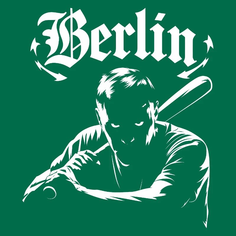 Berlin graphics with shadow effect