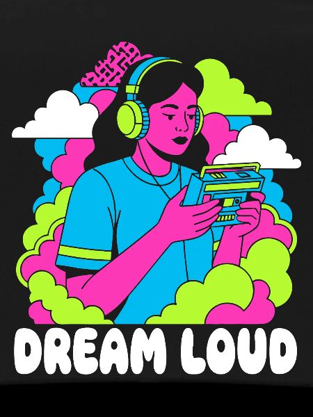 Dream Loud Neon Pop