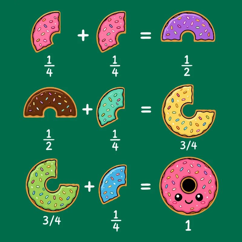 Donut Fractions Math Learning with Humor