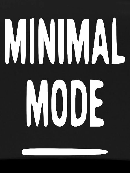 Minimal Mode Typo-Print