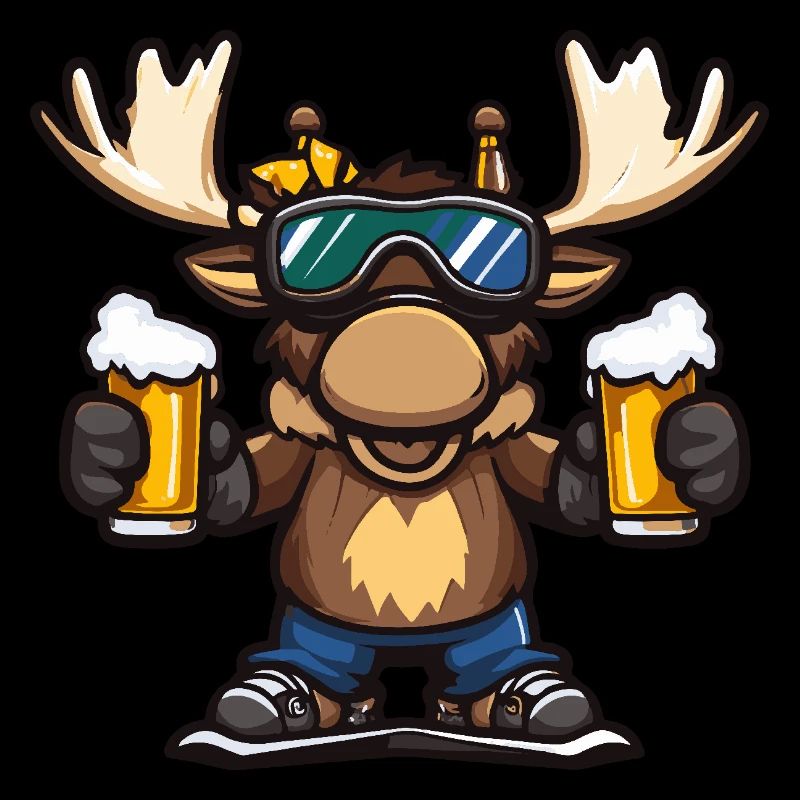 Moose après-ski beer