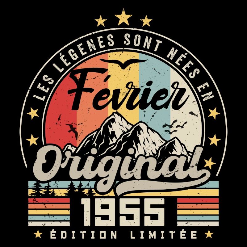 Février 1955 Cadeau 69e Anniversaire Février 1955