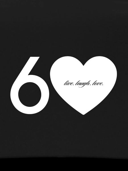 60 with heart