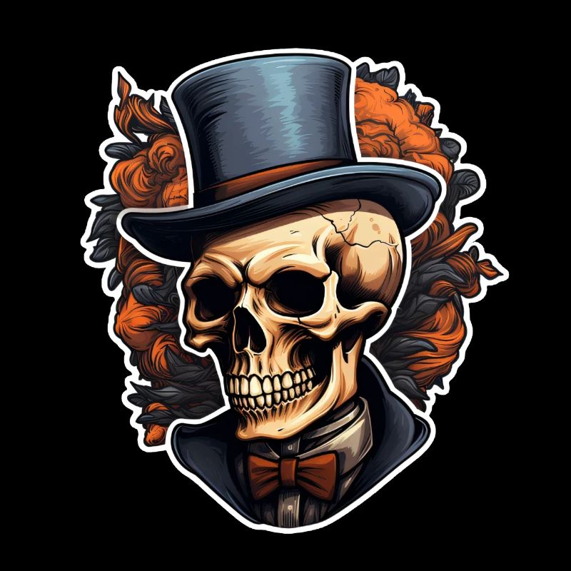 Skull Gentleman Halloween