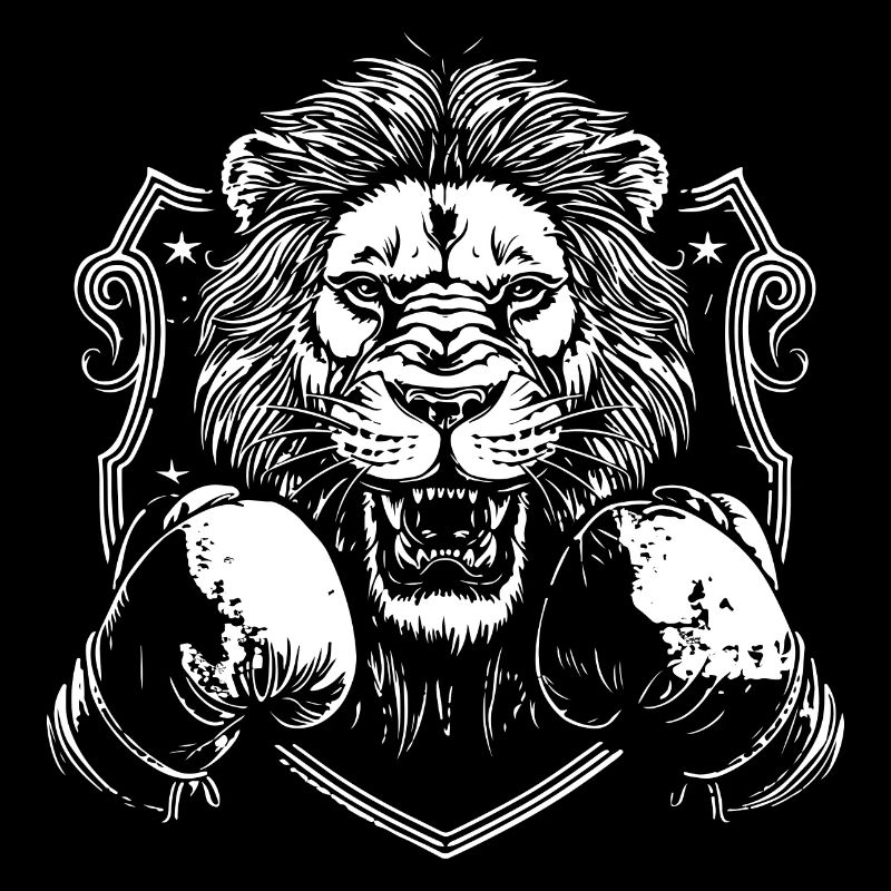 Lion Boxer Boxing MMA