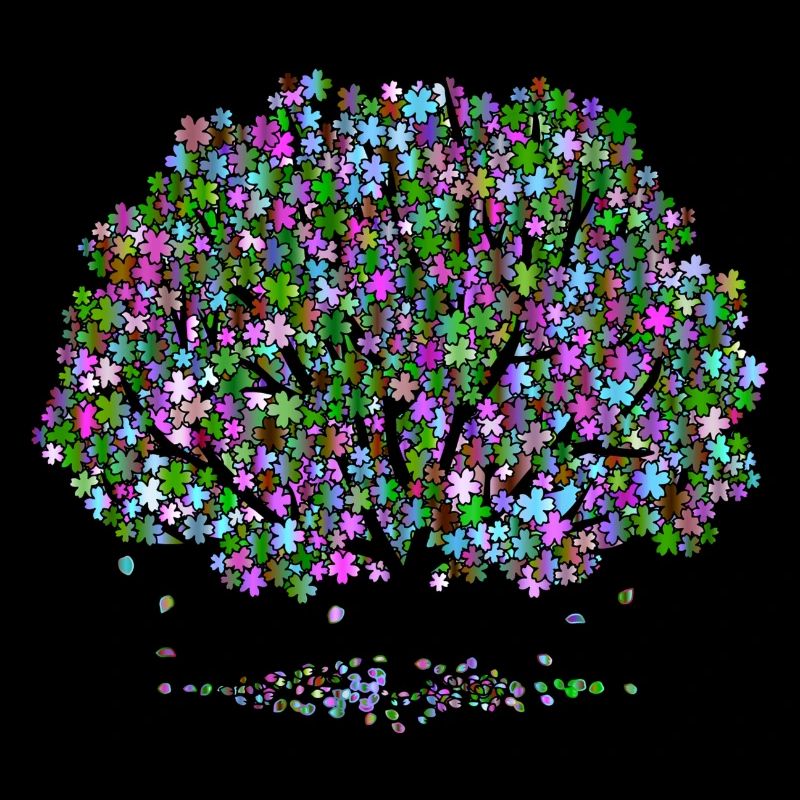 Bunter Baum