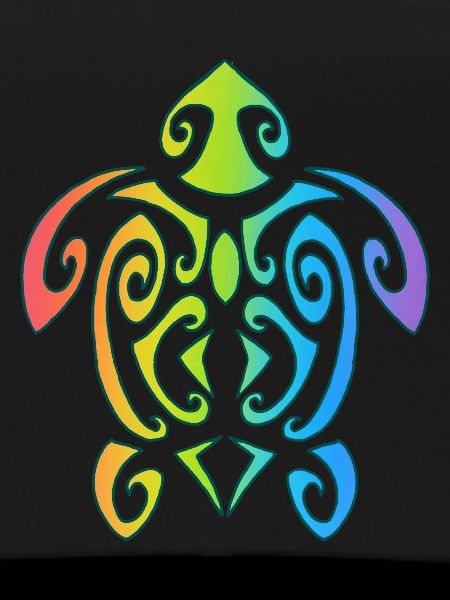 Rainbow Polynesian Turtle
