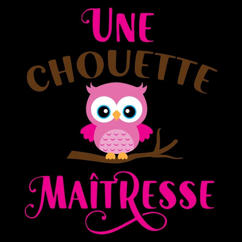 Une chouette maîtresse cadeau maitresse pas cher