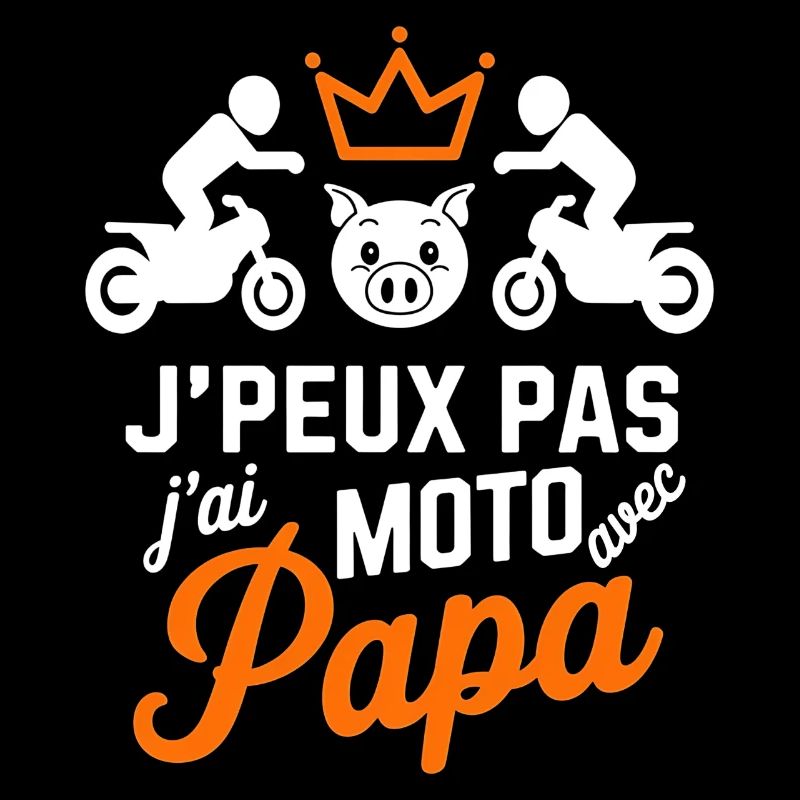 Motard avec Papa - J'peux pas j'ai Moto