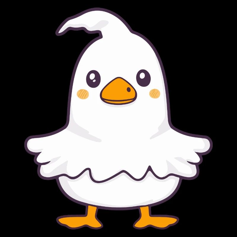 Goose Halloween Funny Ghost