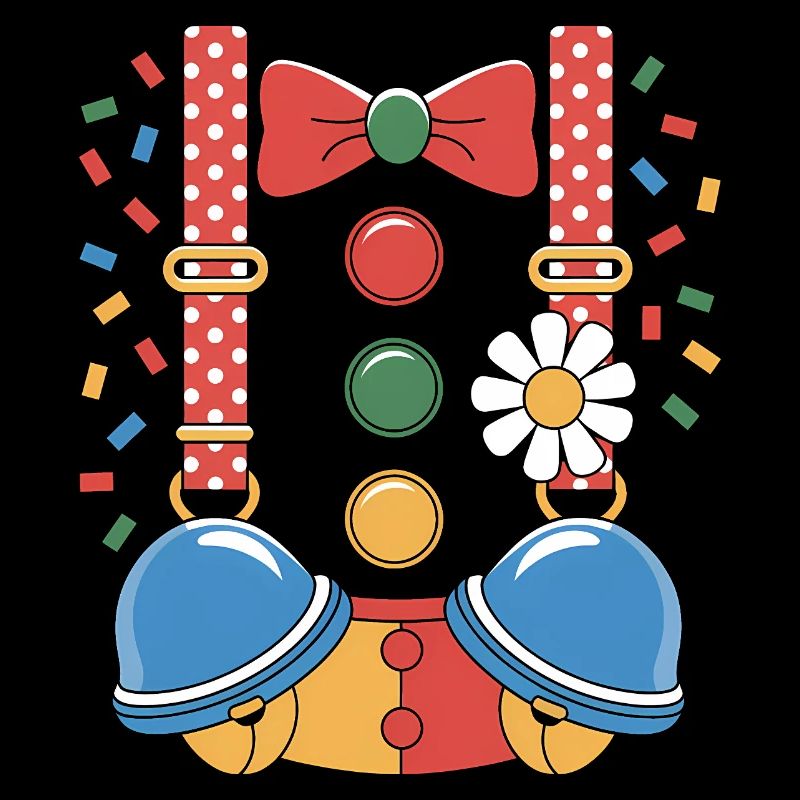 Costume de carnaval Costume de clown de carnaval