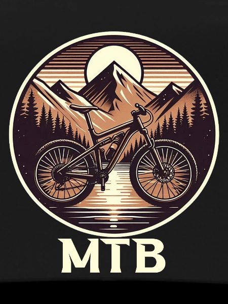 Mountain Biking in Alpine Landscape