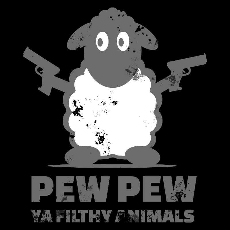 Sheep with guns
