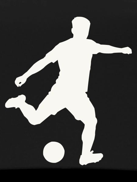 Foosball silhouette in motion