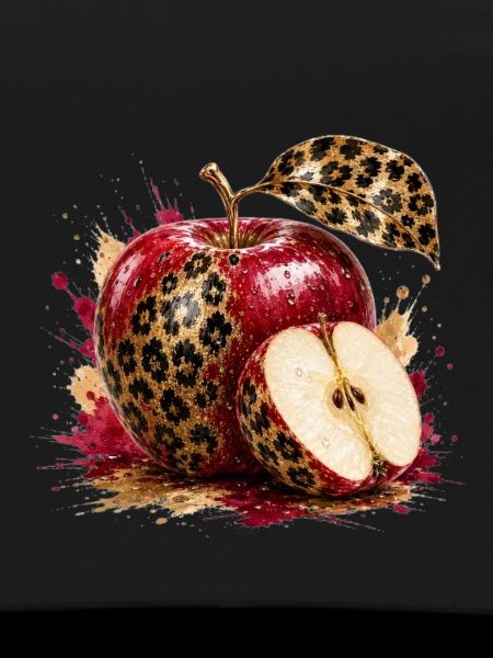 Pomme glamure léopard