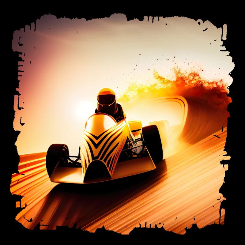 La vitesse compte dans les courses de karting