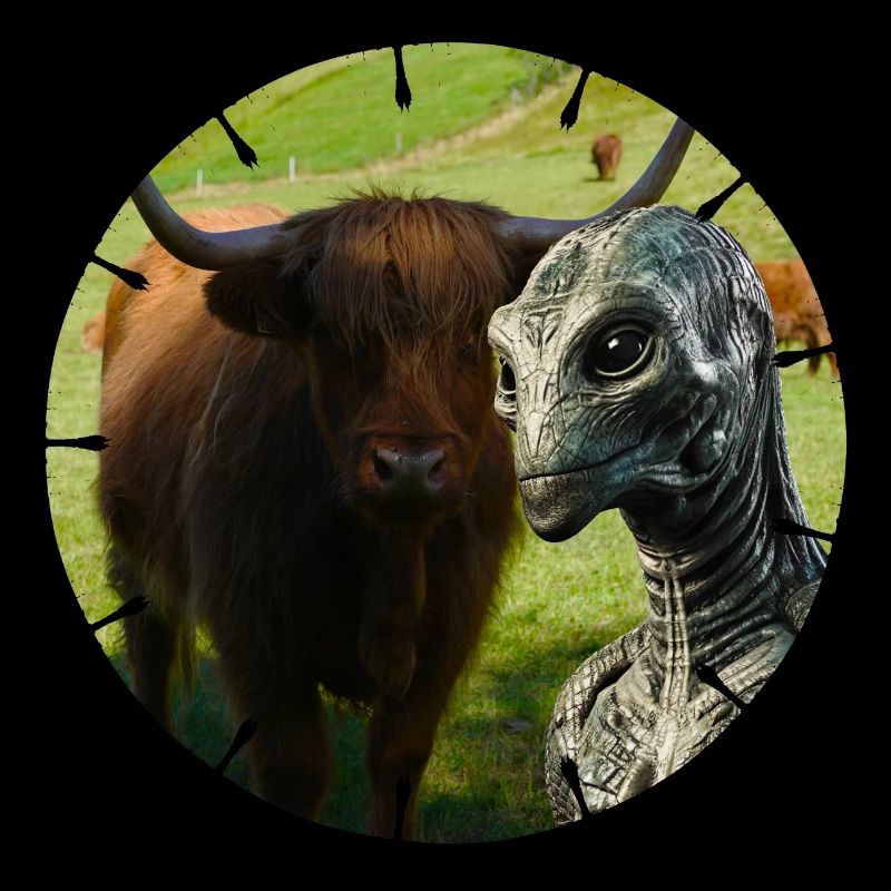 Alien fell into the camera ?