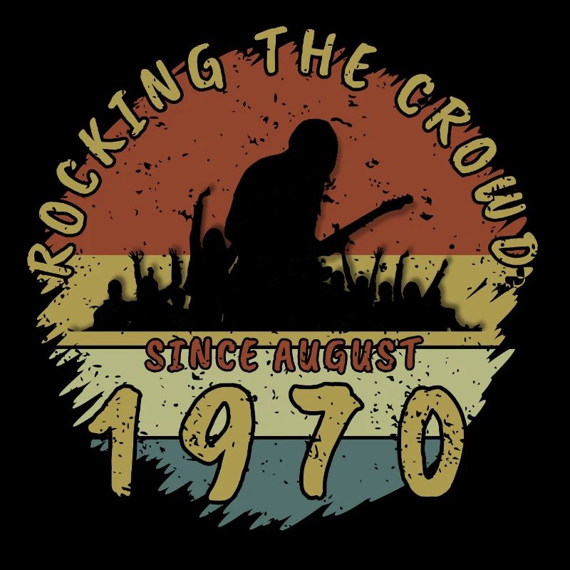 55th Birthday Rocking the crowd GIT 08/1970