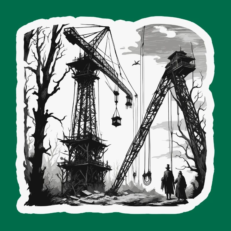 Crane / construction site / winch / crane system