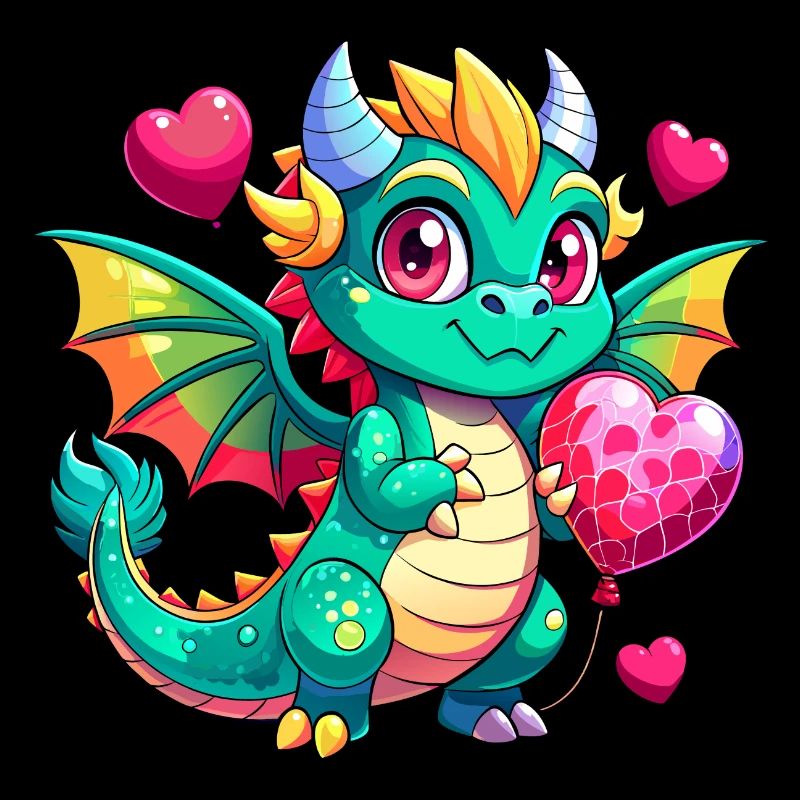 Dragon coloré