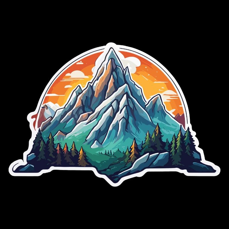 Mountain / Alps / Summit / Nature / Forest / Rock