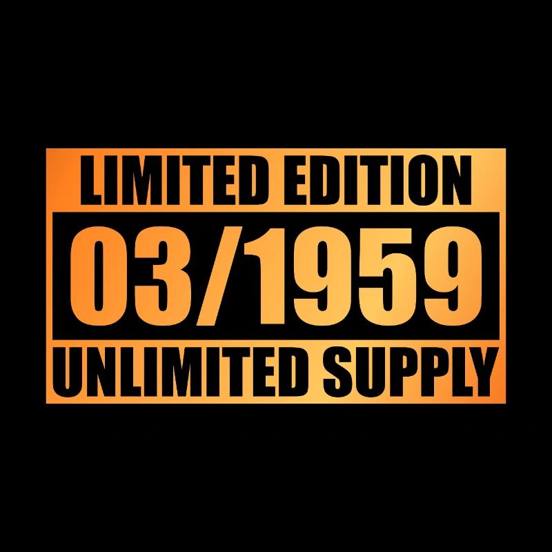66e anniversaire Édition limitée - ꝏ Approvisionnement 03/1959