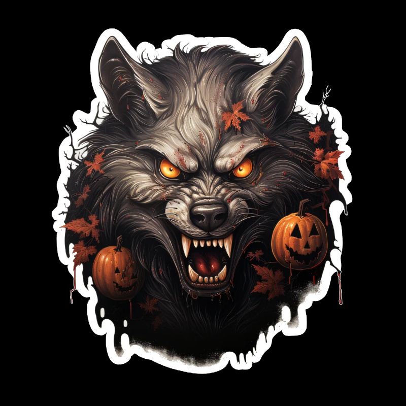 Loup-garou d’Halloween