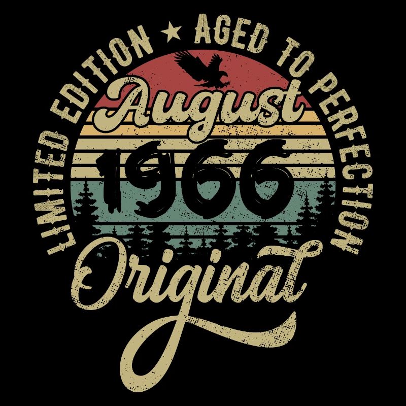 August 1966 Geburtstagsgeschenk August 1966 August