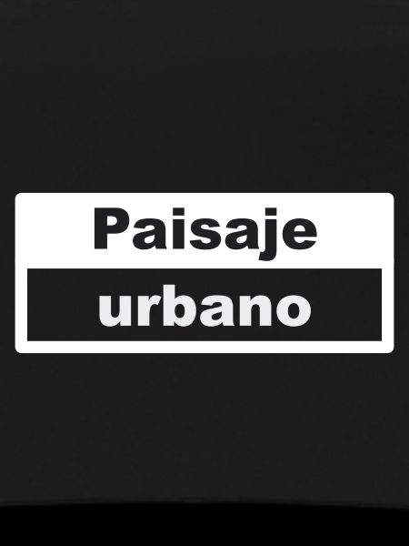 Cityscape Typography Spanish