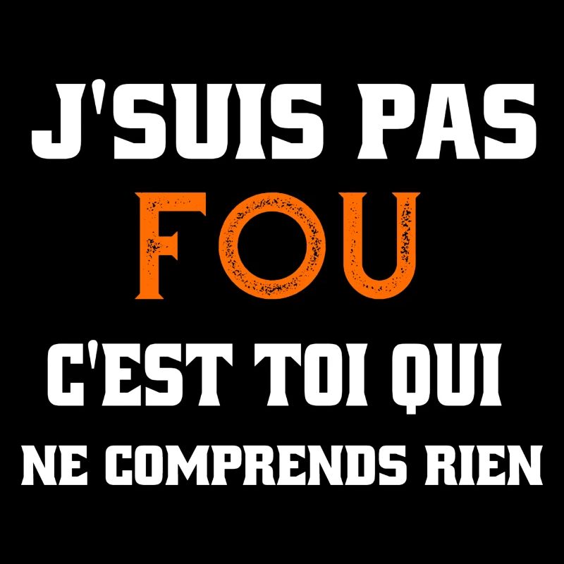 j'suis pas fou c'est toi qui ne comprends rien