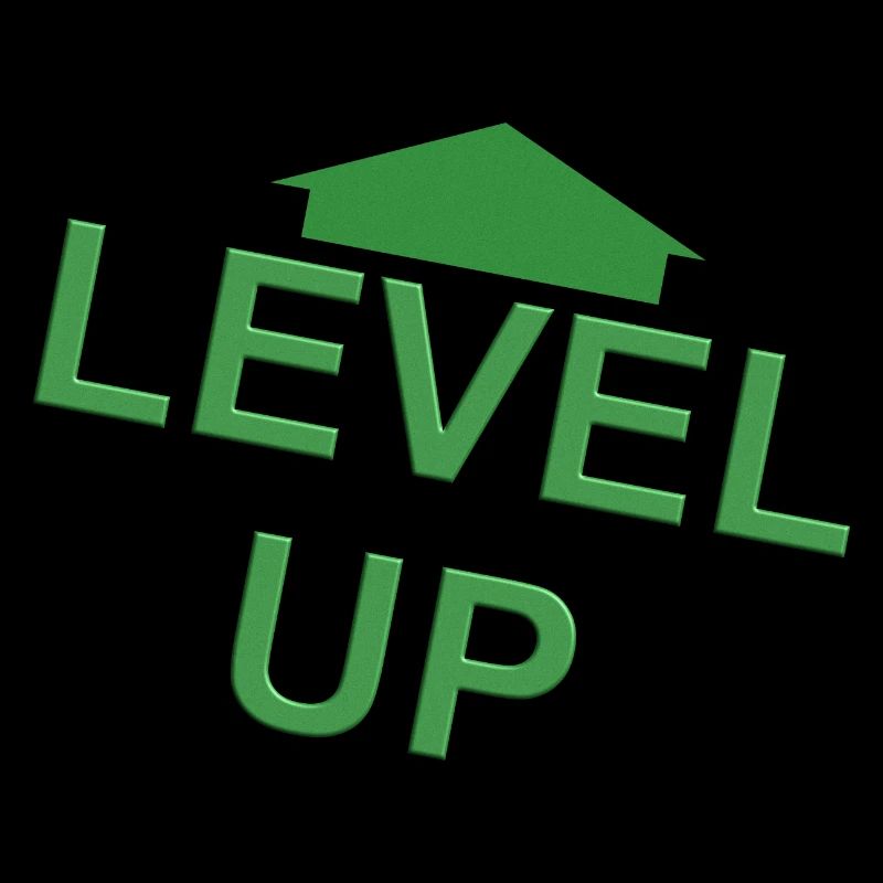 Level Up vert flèche
