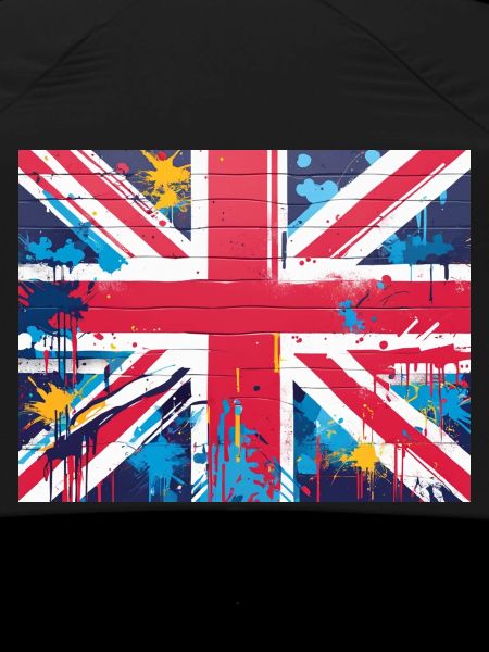 British Flag Graffiti Art