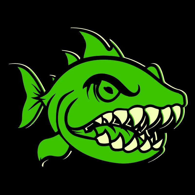 Piranha Comic Fish