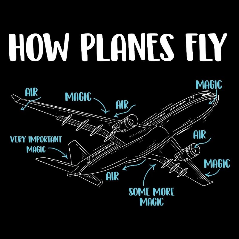 How Planes Fly Bold Aviation Engineer Humor