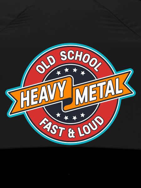 Old School Heavy Metal Badge