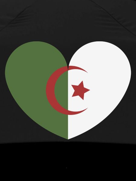 Algeria heart flag