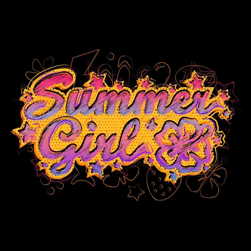 Summer Girl (lettrage)