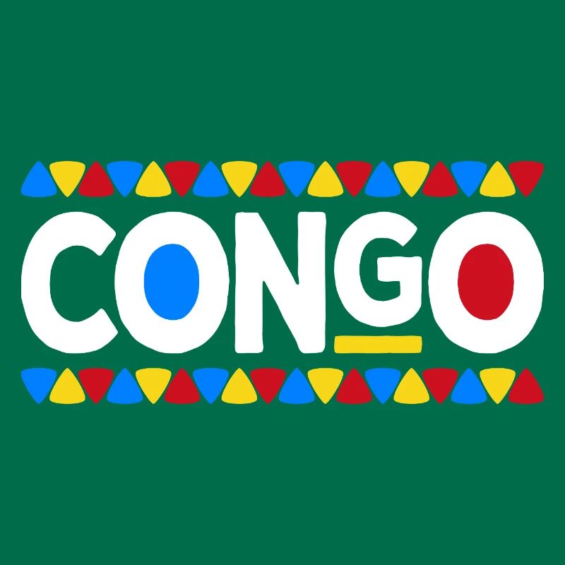 Congolais Drapeau Congo