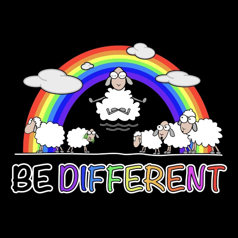 Sheep meditates