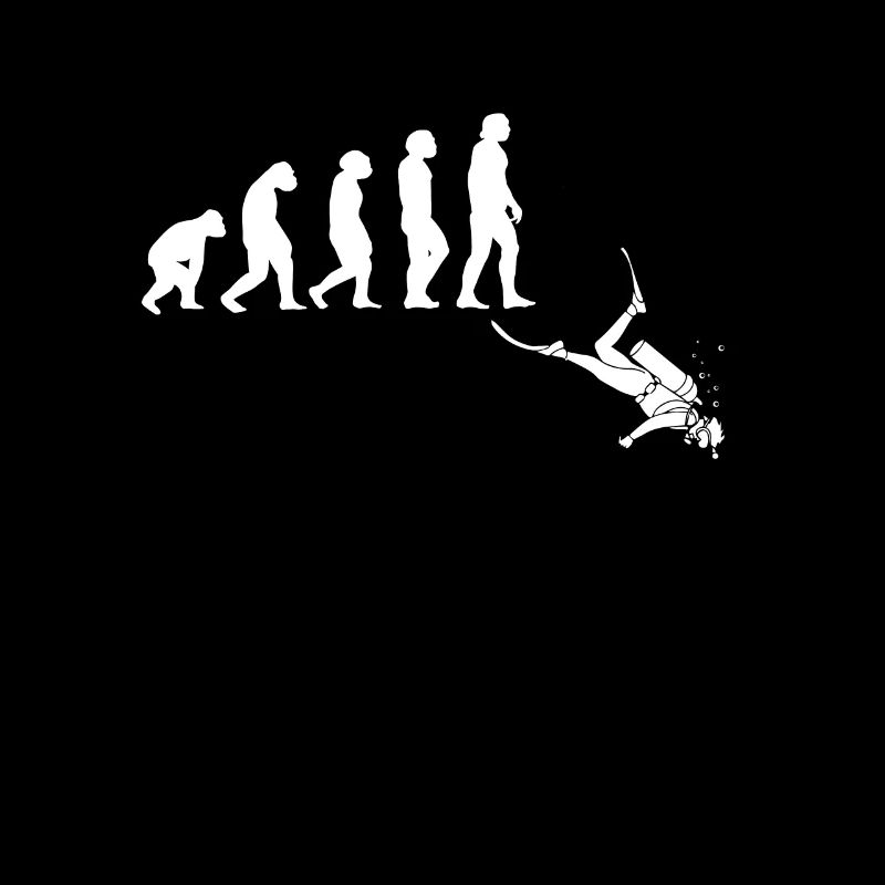 Diver evolution tshirt