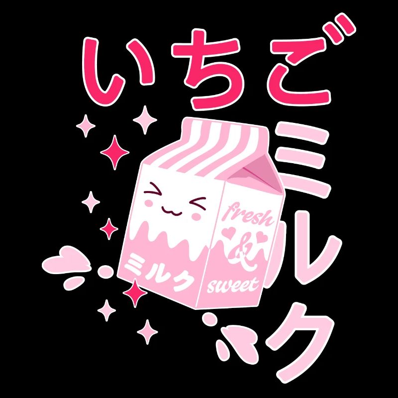 Erdbeermilch, Kawaii, Strawberry, Milk