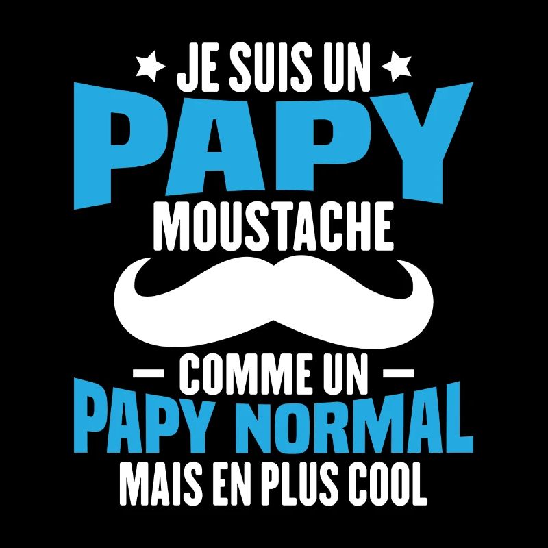 Un papy moustache comme un papy normal