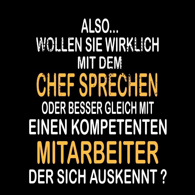 Wollen Sie Mit Dem Chef Sprechen Mitarbeiter