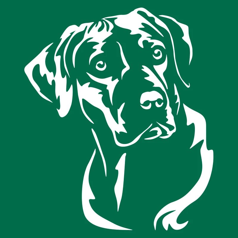 Rhodesian Ridgeback Kopf "Black Edition"