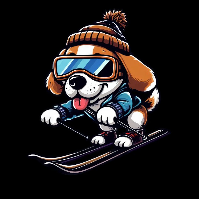 Winter holidays with chicken while skiing